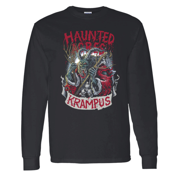 Krampus - -Heavy Cotton™ Long Sleeve T-Shirt Thumbnail