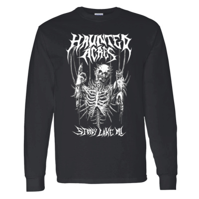 Skeleton - -Heavy Cotton™ Long Sleeve T-Shirt Thumbnail